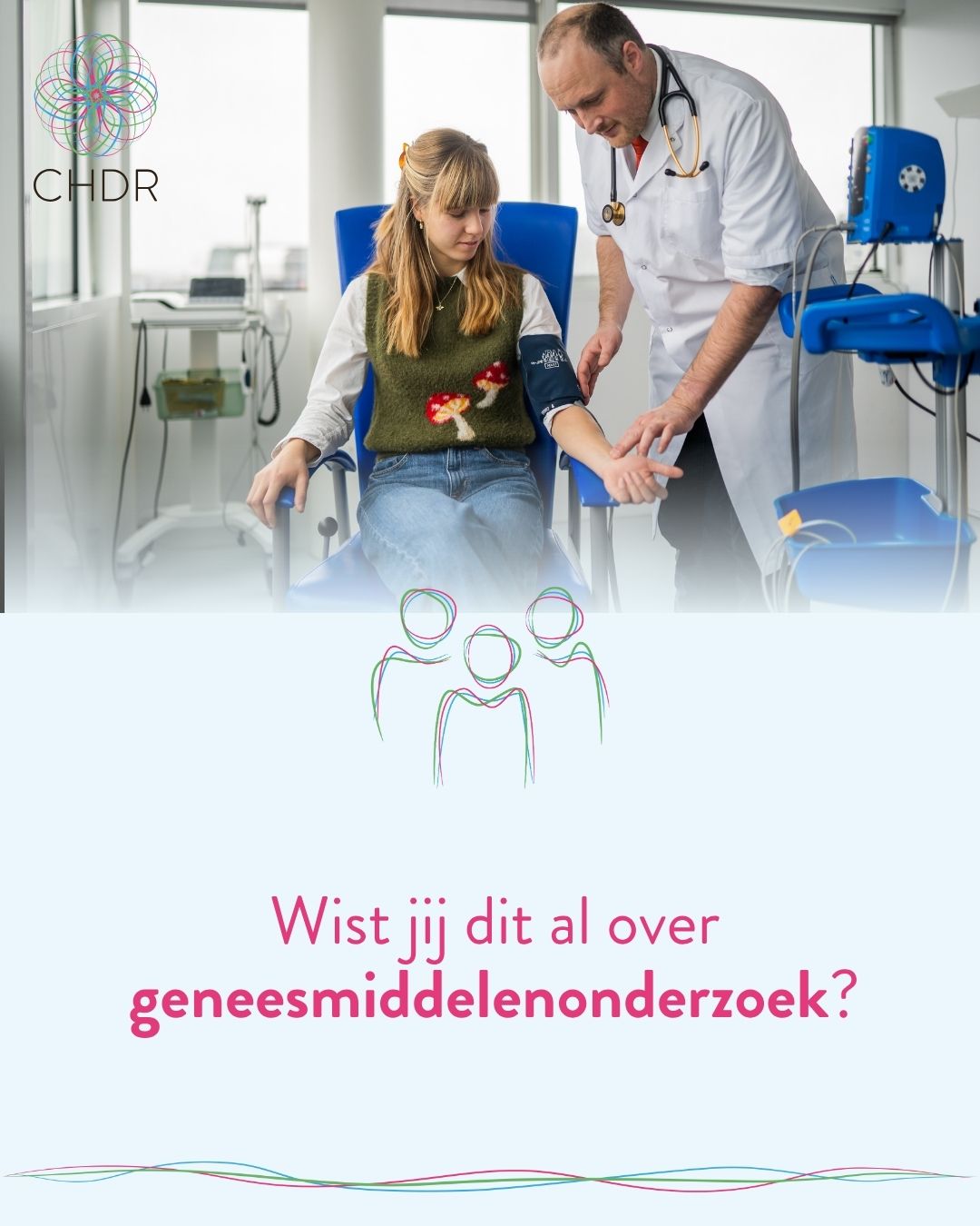 Achter elk nieuw medicijn gaat jaren van zorgvuldig onderzoek schuil, echter bestaan er nog veel misverstanden over geneesmiddelenonderzoek. In deze post delen we 4 feiten.
Heb je vragen over deelnemen of wil je meer weten over geneesmiddelenonderzoek? Bezoek onze website, maak gebruik van onze chat of neem telefonisch contact op.
#geneesmiddelenonderzoek #medischonderzoek #CHDR #wetenschap #gezondheid