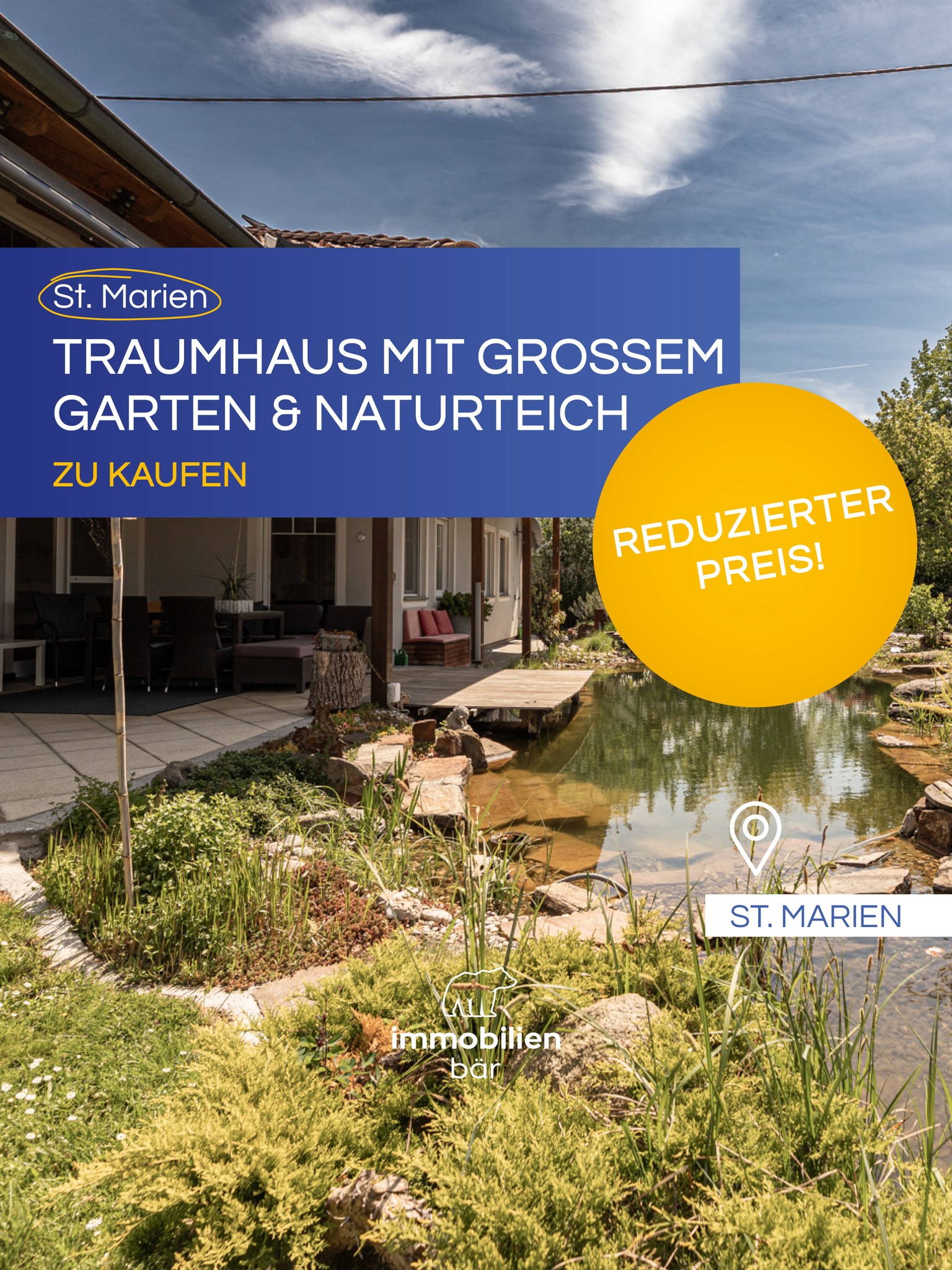 🏡 Traumhaus mit Gartenparadies gesucht? Und hier gefunden! 😍
Mitten in St. Marien investierst du nicht nur in dein traumhaftes Eigentum, sondern in ein Stück Natur und Paradies. 🌳💚
Mit 6 Zimmern, 239 m² Wohnfläche, 2 getrennten Wohneinheiten, 829 m² Grund und einem Gartenparadies der Extraklasse 🌷☀️ ist dieses Haus perfekt für dich und deine Familie. 👨👩👧👦
Highlights wie eine hauseigene Sauna 🧖♀️ oder ein gemütlicher Kamin im Wohnbereich 🔥 zählen natürlich auch dazu.
Es eignet sich ideal für dich und deine ganze Familie oder kann auch so aufgeteilt werden, dass ein Bereich extern vermietet werden kann. 🏠💼
Flexibel nutzbar und smart geteilt kannst du hier gleich einziehen. 🔑😊
Melde dich für eine Besichtigung bei Kathi. 📞✨
#traumhau #immobilien #immobär #eigentum #haus #stmarien #oberösterreich #hausmitgarten #naturgarten
