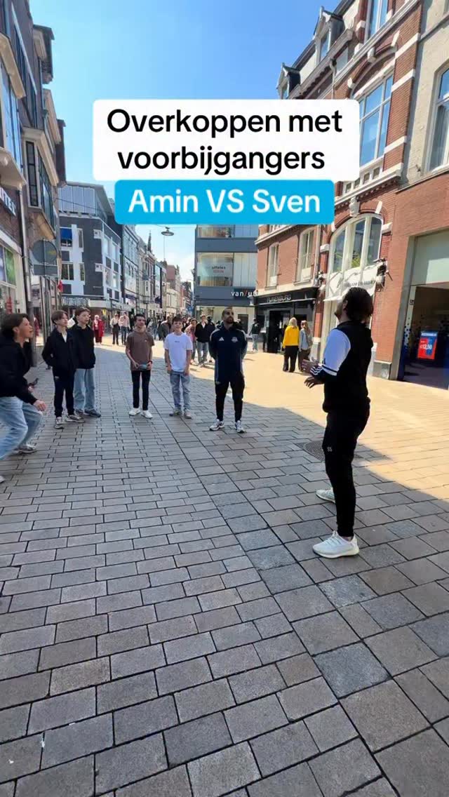 Tilburg 📍 Amin vs Sven ⚽🔥 Overkop challenge met vo…
