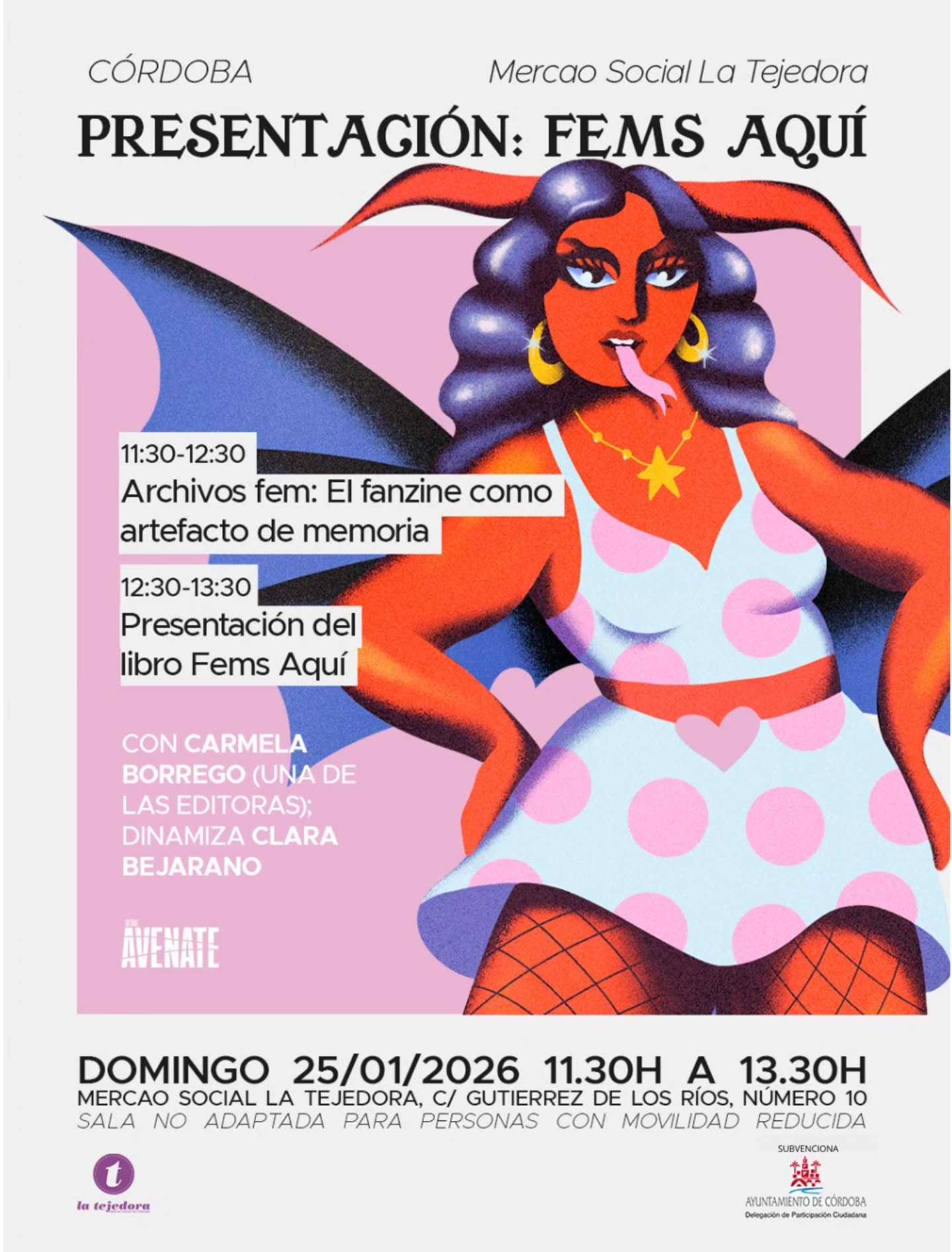El domingo que viene tenemos.relio en Córdoba.
Apúntate la fecha: 25 de Enero a laa 11:30
Vamos a hablar de cosas lindas y a hacer Fanzines💖