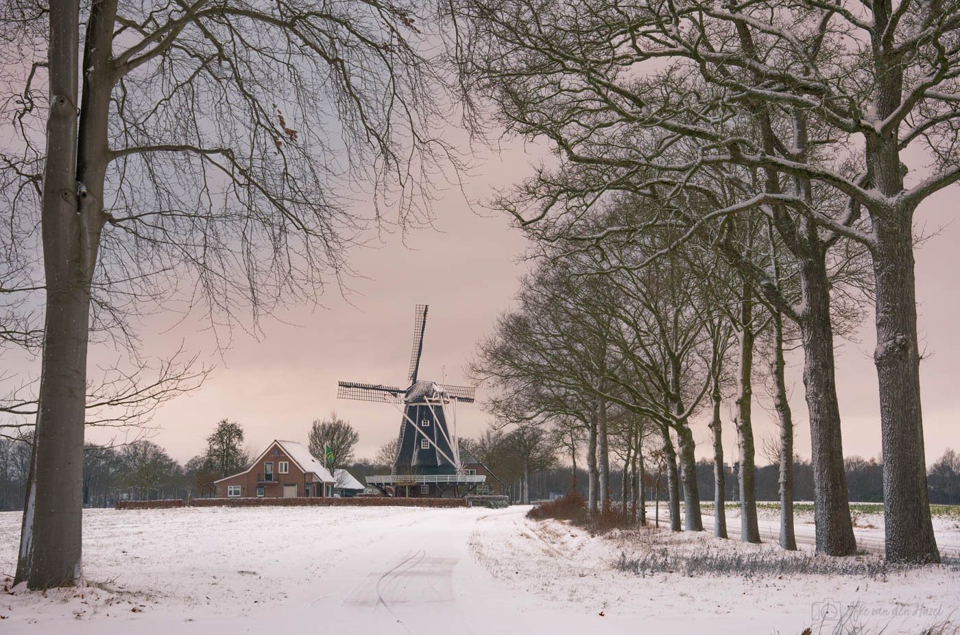 The corn mill in Westendorp is enchantingly beautiful in this...