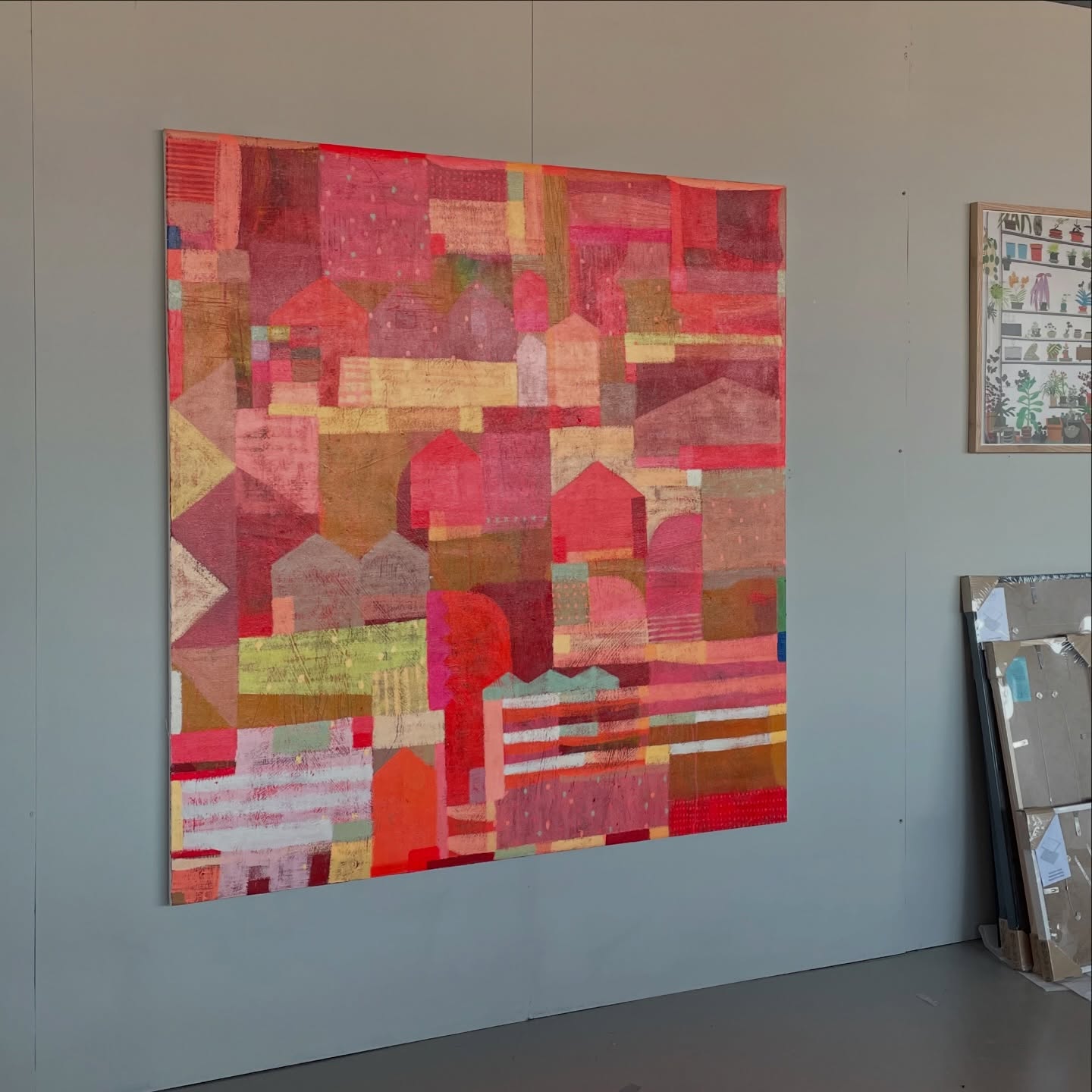 Vandaag dit canvas van 140x150cm opgespannen.
Ook een kunstwerk liggen dat moet worden opgespannen? Kom langs op de nieuwe locatie!
Stephensonstraat 7 - Haarlem