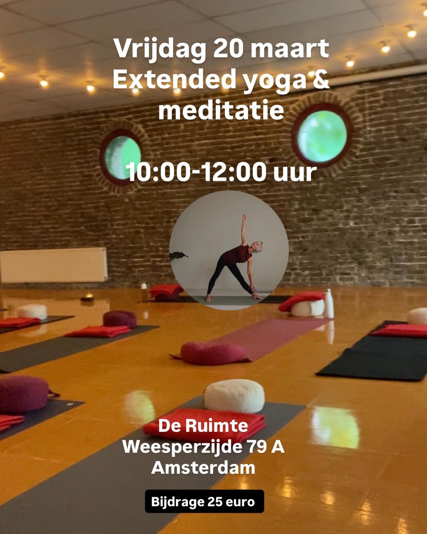 Vrijdag 20 maart hebben we weer een extended yoga ochtend in ‘De Ruimte’.
Meedoen kan: graag aanmelden via link in bio of via pm🙏✨