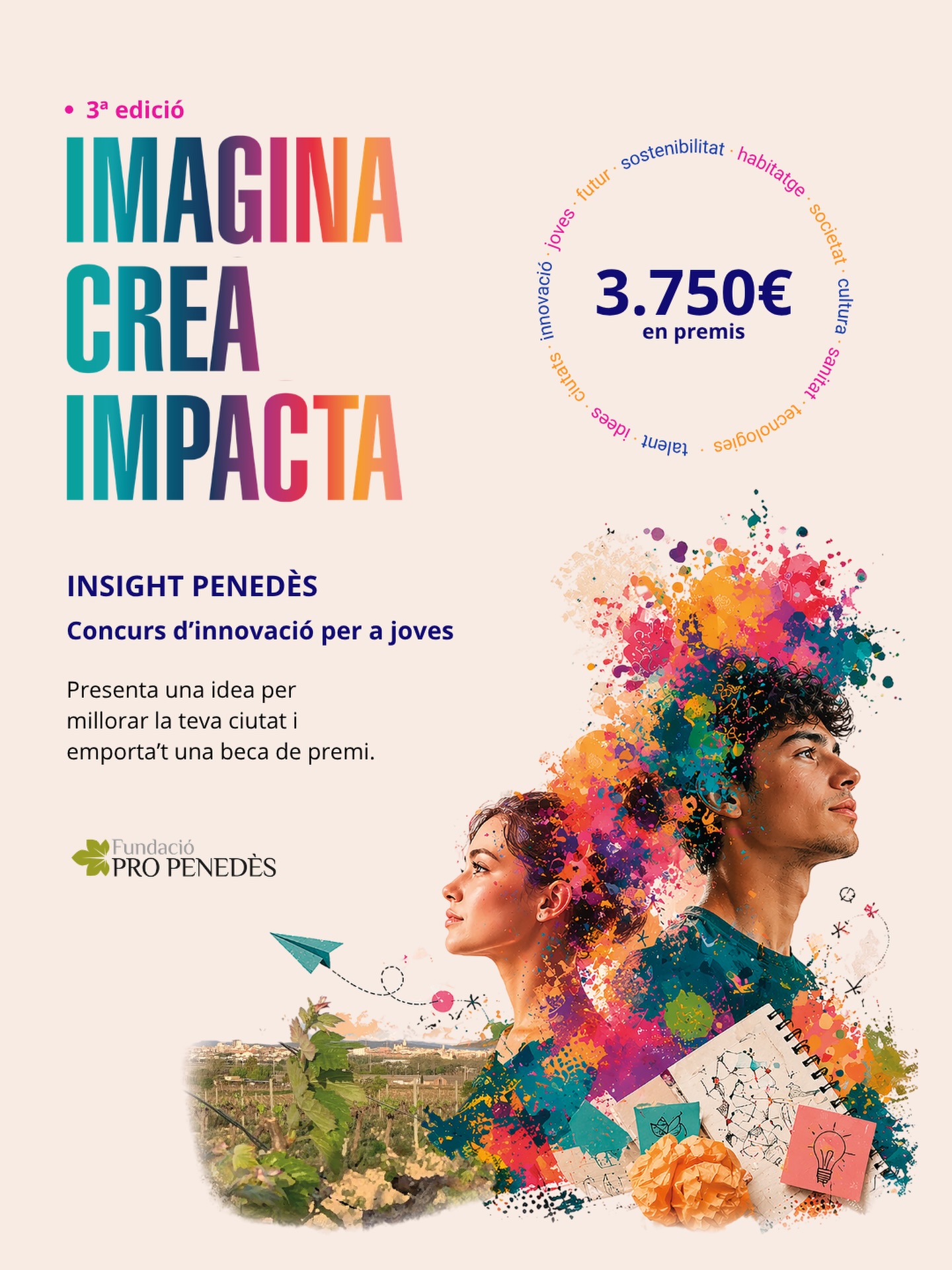 Tres edicions. Desenes d'idees. Un territori que creu en els seus joves. 💡 La 3a edició del concurs…