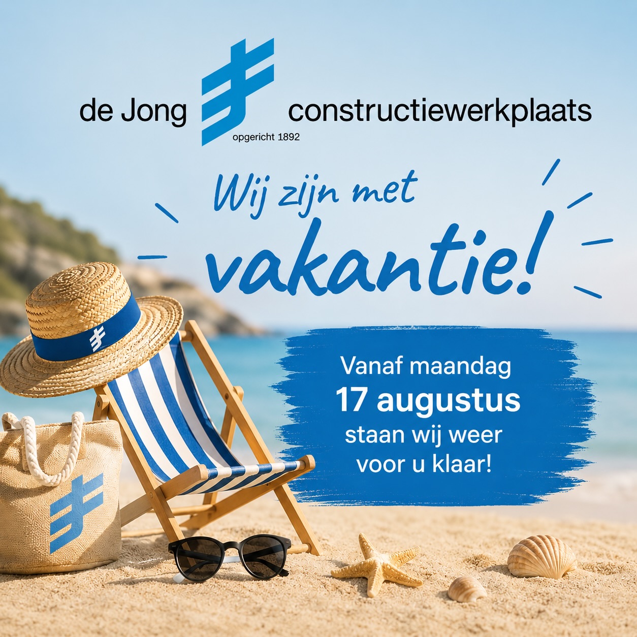 Wij wensen iedereen een fijne zomer! Tot over een paar weken 👋☀️