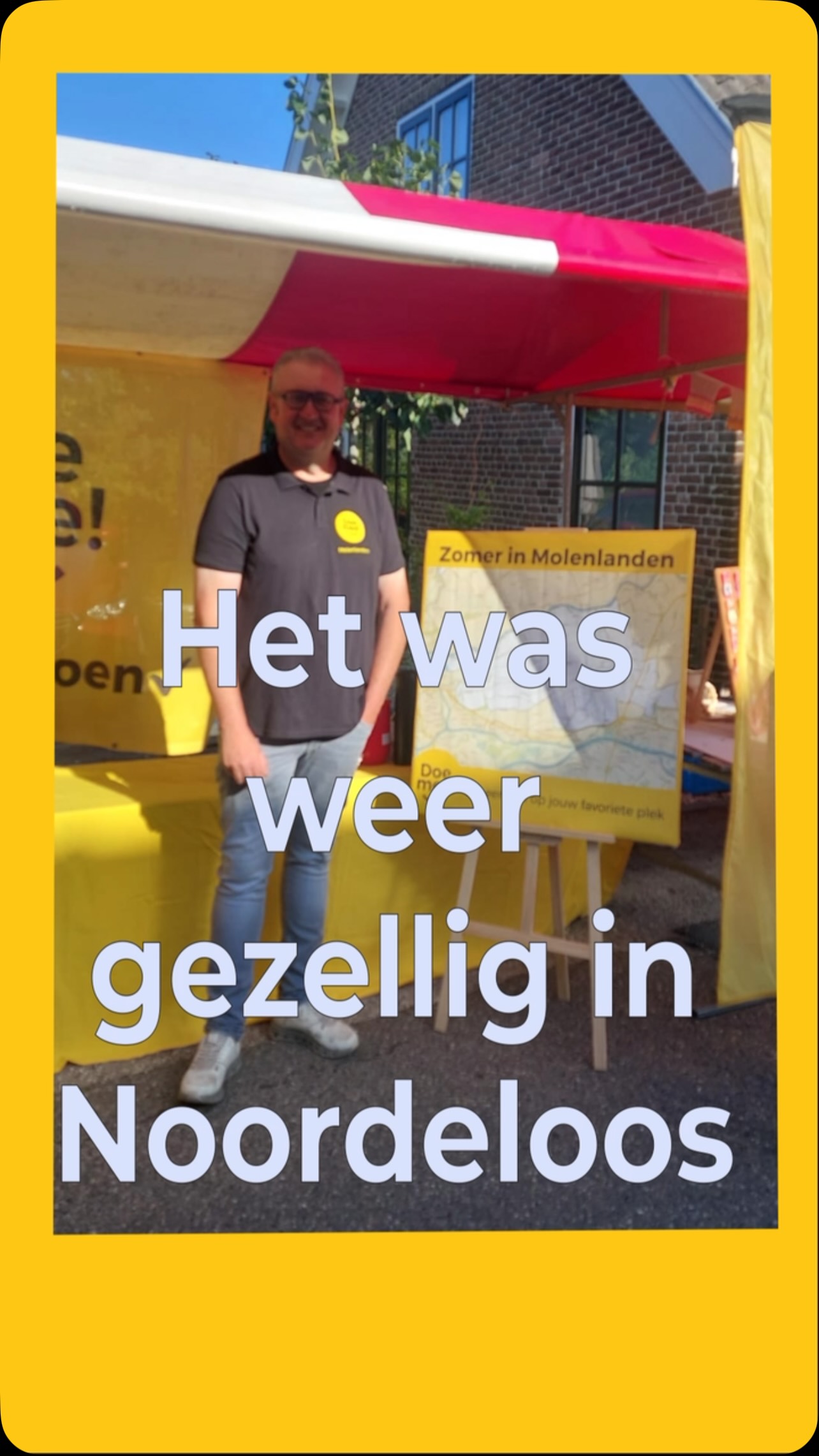 Zomer in Molenlanden. Waar is het goed toeven in Molenlanden?
Dat vroegen we zaterdag tijdens de jaarmarkt in Noordeloos.
Het resultaat? Een kaart vol favoriete plekjes.
📍 Iedere pin vertelde een verhaal.
Een eerste kus. Een favoriete zwemplek. De Donken. En voor veel mensen… gewoon hun eigen dorp.
Soms is het mooiste gewoon dichtbij.
💬 Waar zou jij een pin zetten?
#Molenlanden #Noordeloos #AltijdDichtbij
#DoeMeeMolenlanden #Molenlanden ZomerInMolenlanden