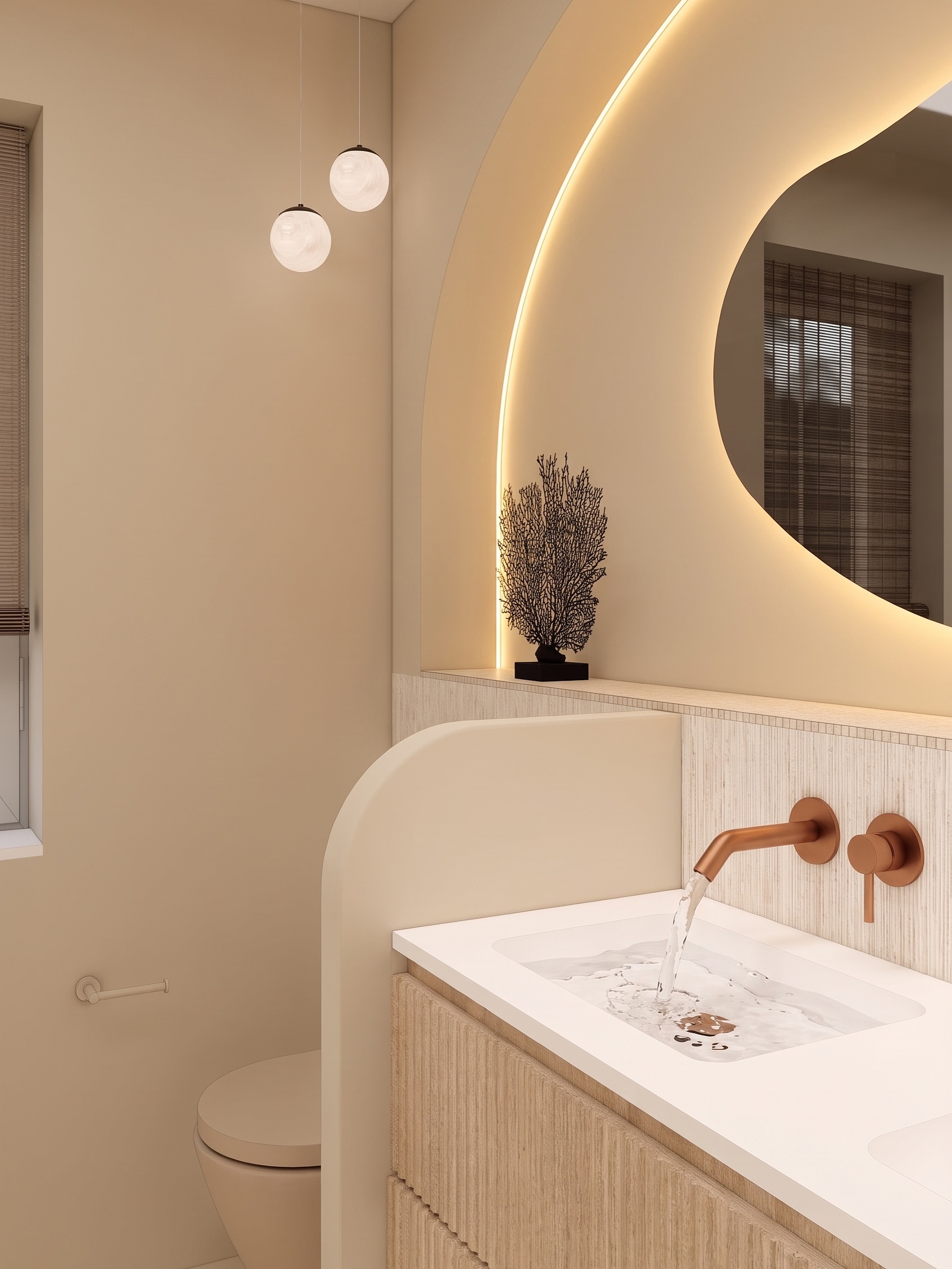 Badkamer ontwerp Hazerswoude-dorp. 🤍🤎
#badkamerinspiratie #beigebathroom #interiordesign #bathroomdesign #badkamerontwerp